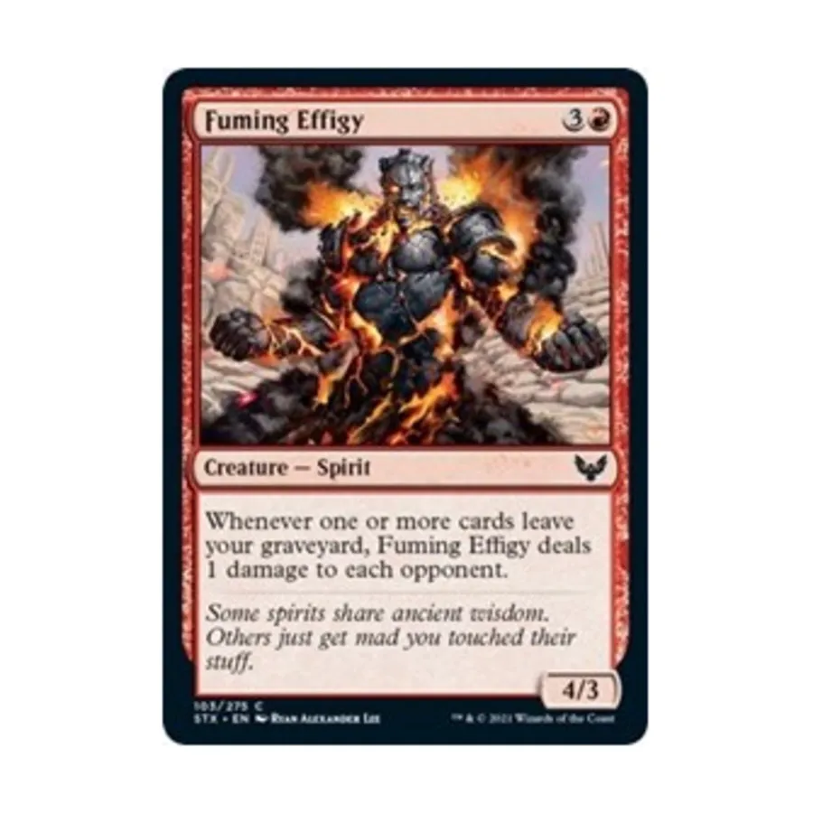 CCG Дымящаяся чучело (С) (Фольга), MTG - Strixhaven - School of Mages
CCG Дымящаяся чучело (С) (Фольга), MTG - Strixhaven - School of Mages