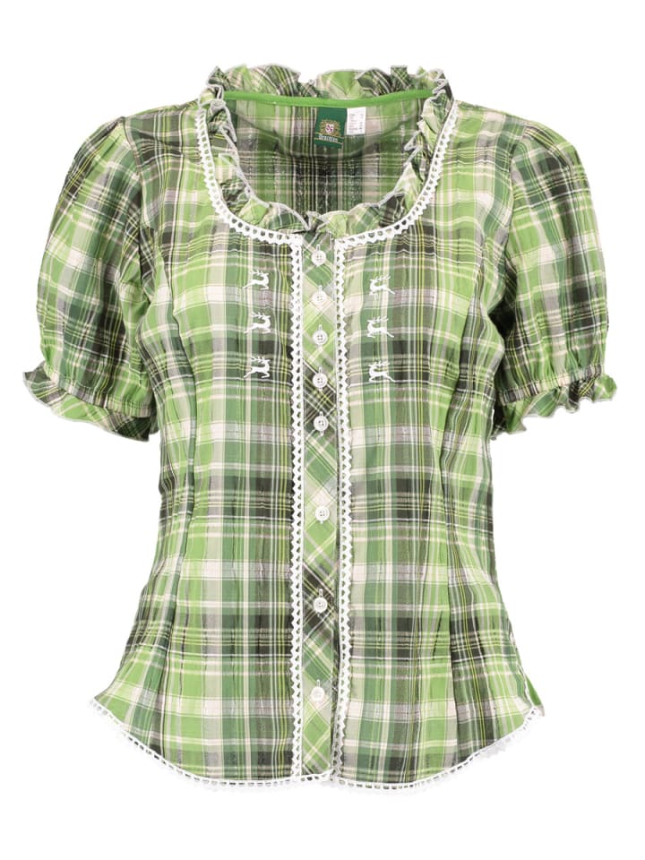 OS-Trachten Традиционная блузка Klosy ярко-зеленого цвета
OS-Trachten Традиционная блузка Klosy ярко-зеленого цвета