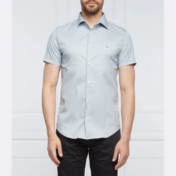 Рубашка стандартного кроя Emporio Armani, синий
Рубашка стандартного кроя Emporio Armani, синий