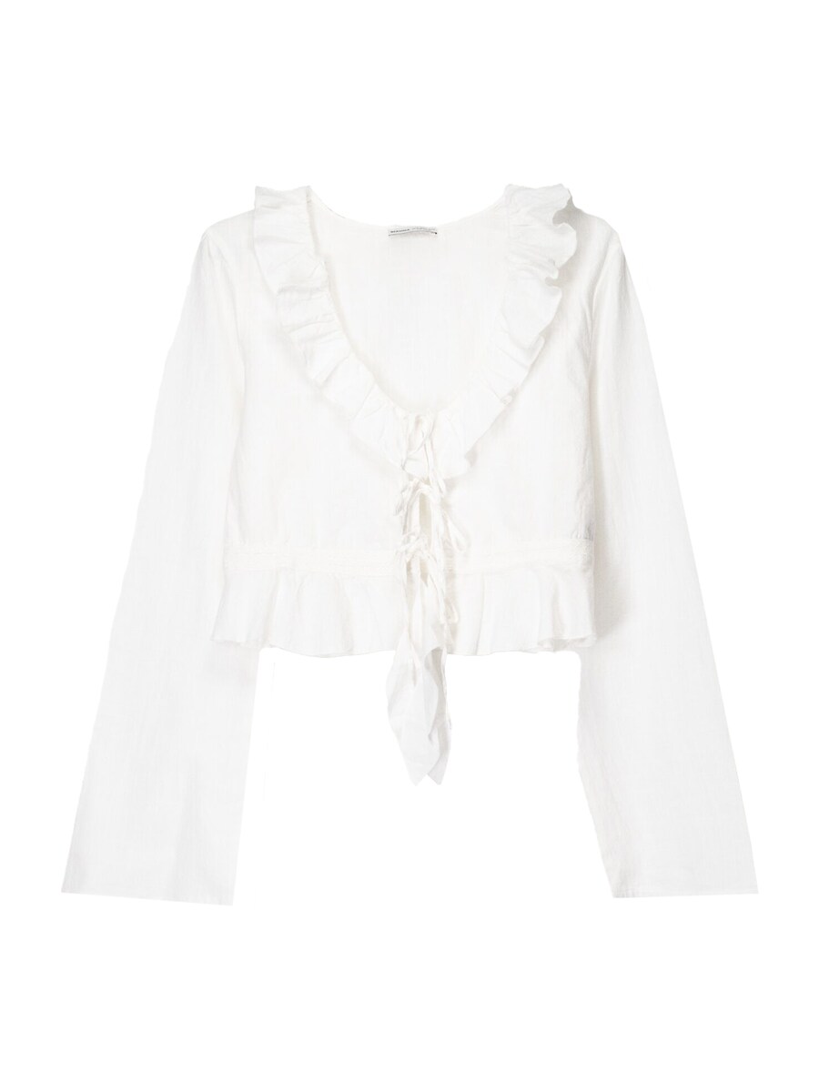 Блузка Bershka, белый
Блузка Bershka, белый