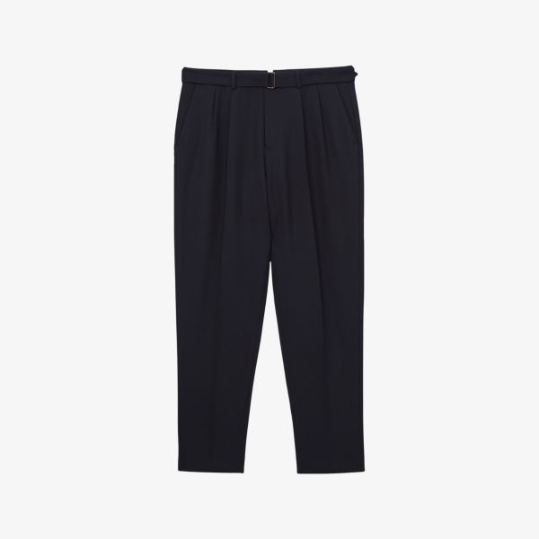 Брюки Reiss с поясом на ремнях из эластичной шерстяной смеси, синий
Брюки Reiss с поясом на ремнях из эластичной шерстяной смеси, синий