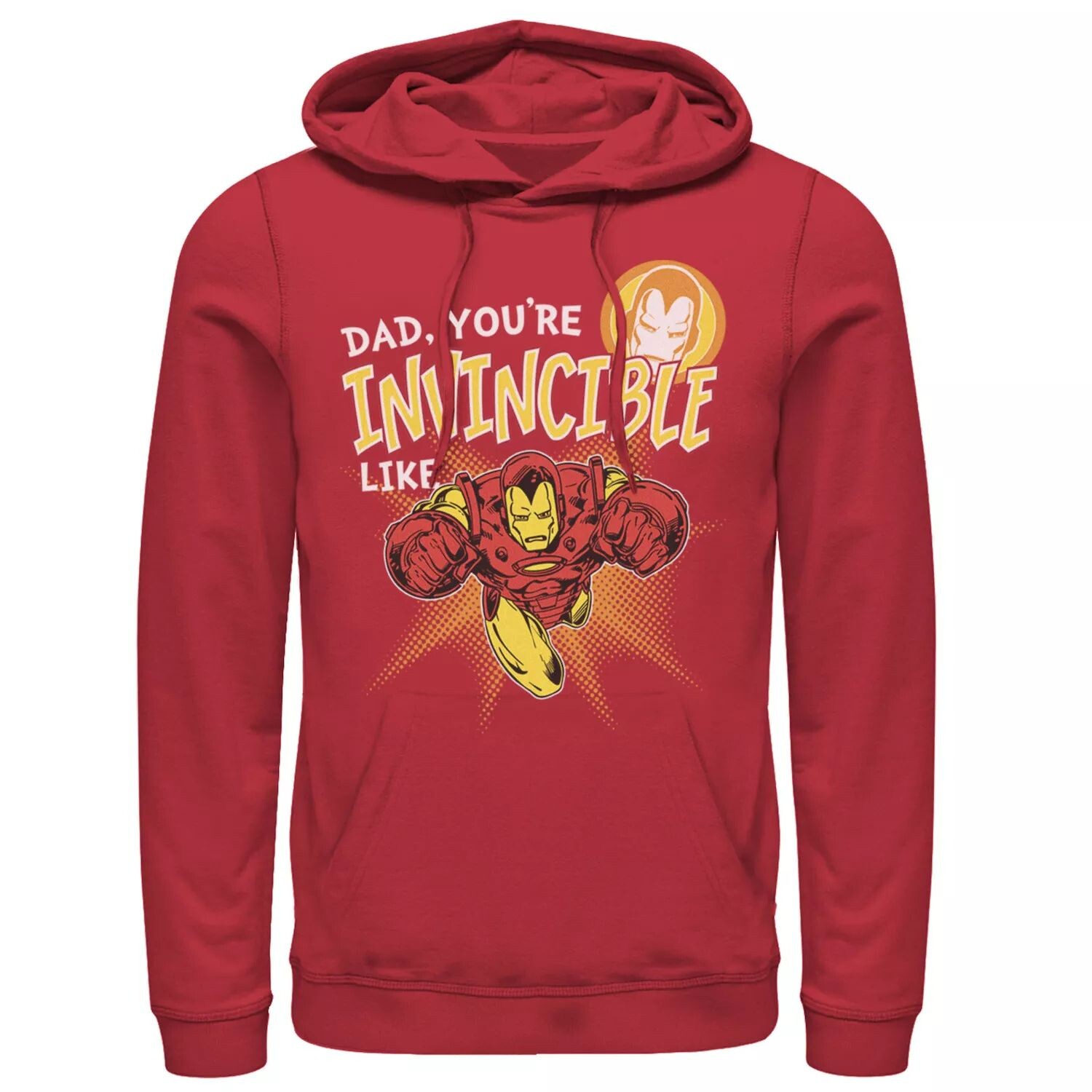 Мужская толстовка на день отца с капюшоном Marvel Iron Man Invincible Dad
Мужская толстовка на день отца с капюшоном Marvel Iron Man Invincible Dad