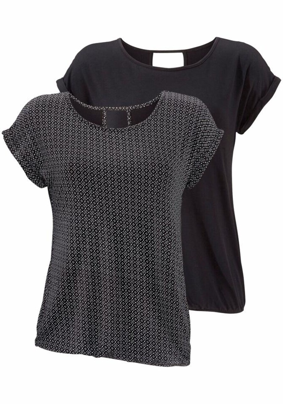 Футболка Lascana, черный
Футболка Lascana, черный