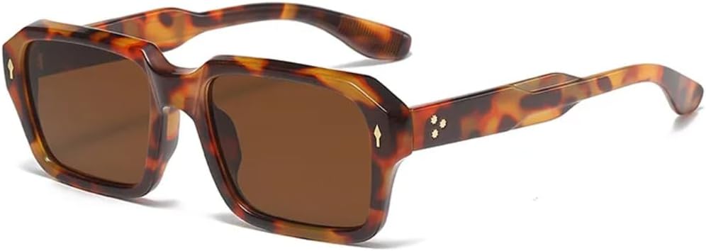 Солнцезащитные очки с защитой от УФ-излучения UV400 | Маленькая оправа, заклепки, цветные линзы | Для женщин и мужчин, для занятий спортом на открытом воздухе и вождения DSVIGF, Leopard-brown
Солнцезащитные очки с защитой от УФ-излучения UV400 | Маленькая оправа, заклепки, цветные линзы | Для женщин и мужчин, для занятий спортом на открытом воздухе и вождения DSVIGF, Leopard-brown