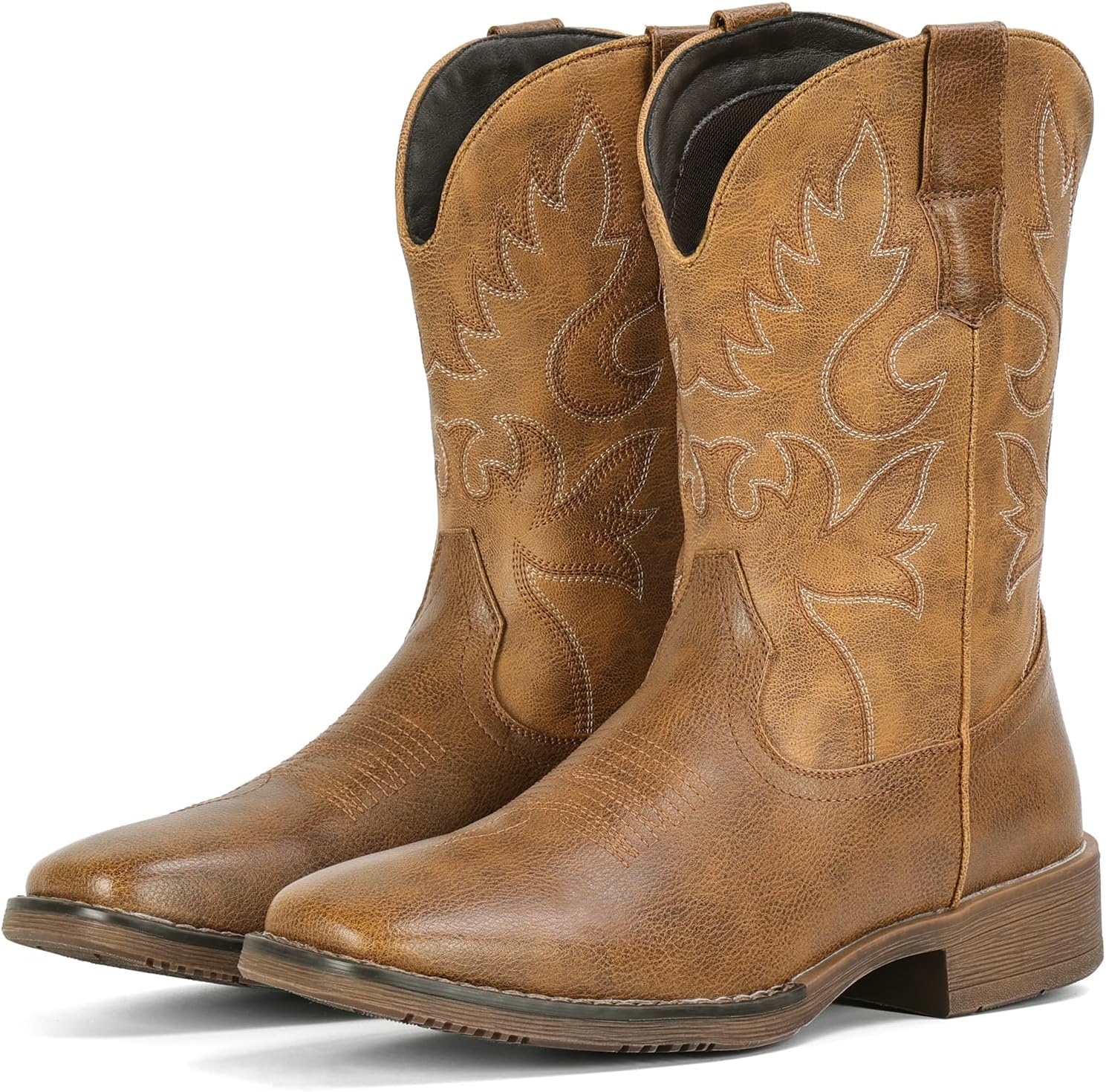 Мужские ковбойские ботинки IUV с квадратным носком, массивным каблуком, западным стилем, с ретро-классической вышивкой, на молнии, средней длины, с противоскользящей подошвой, повседневные, коричневый
Мужские ковбойские ботинки IUV с квадратным носком, массивным каблуком, западным стилем, с ретро-классической вышивкой, на молнии, средней длины, с противоскользящей подошвой, повседневные, коричневый