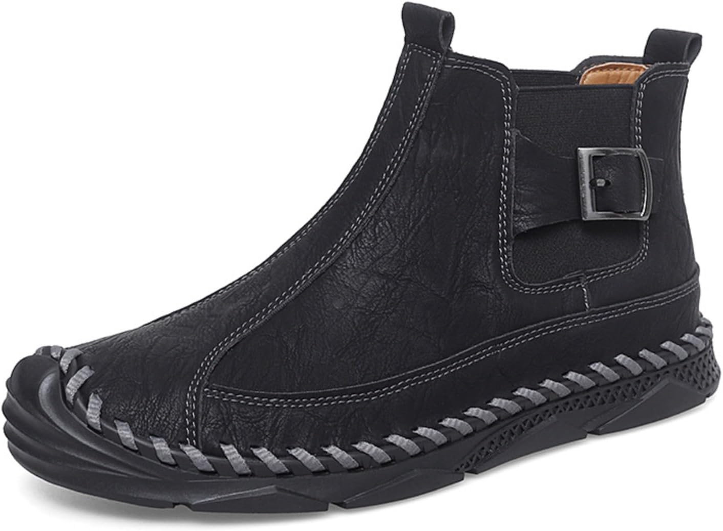 Мужские слипоны ортопедические кожаные ботинки, ручная прошивка, премиальные кожаные ботинки челси, комфортные, мягкие, нескользящие чукка Noworfewer, черный
Мужские слипоны ортопедические кожаные ботинки, ручная прошивка, премиальные кожаные ботинки челси, комфортные, мягкие, нескользящие чукка Noworfewer, черный