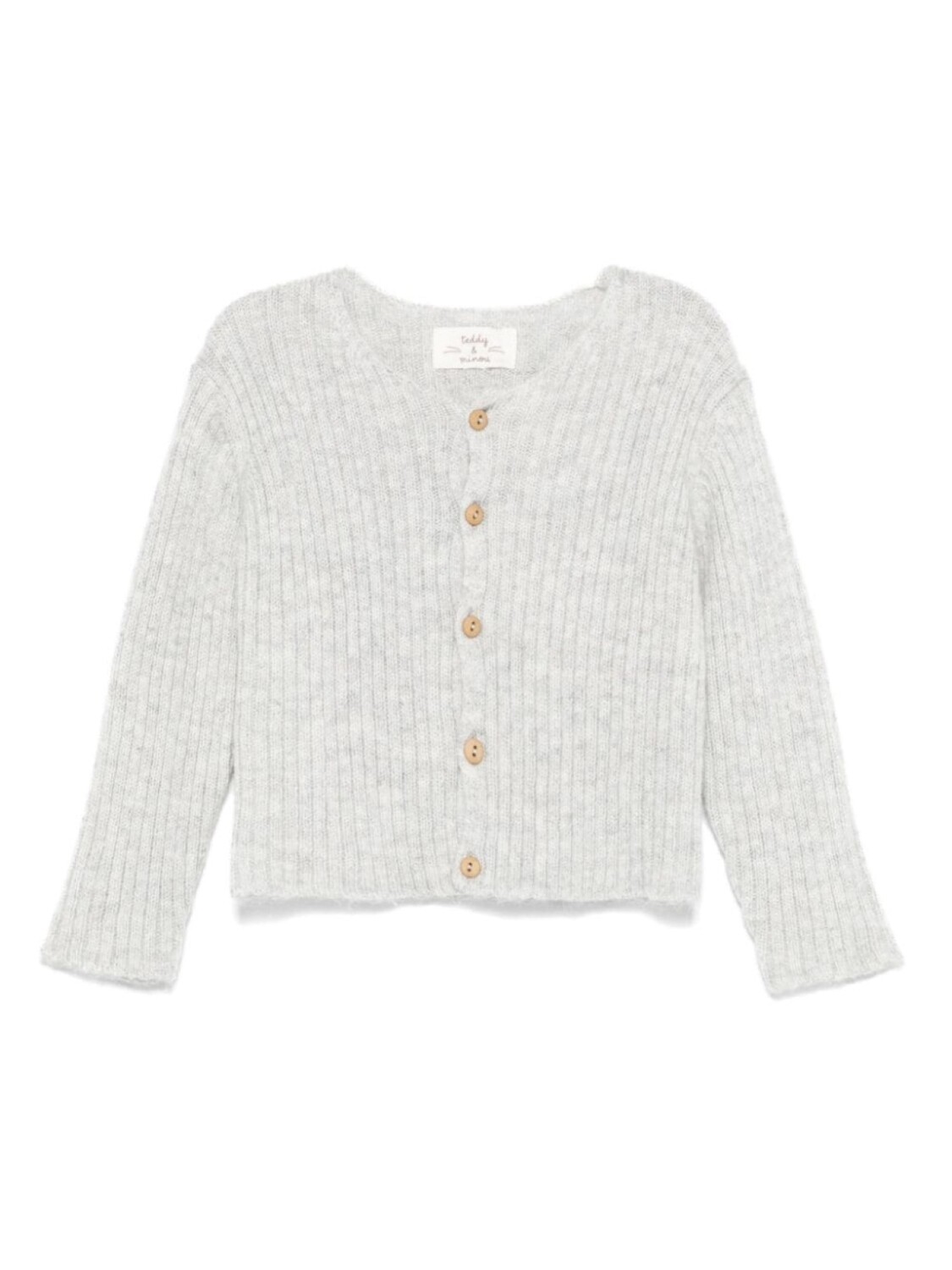 TEDDY & MINOU кардиган в рубчик, серый
TEDDY & MINOU кардиган в рубчик, серый