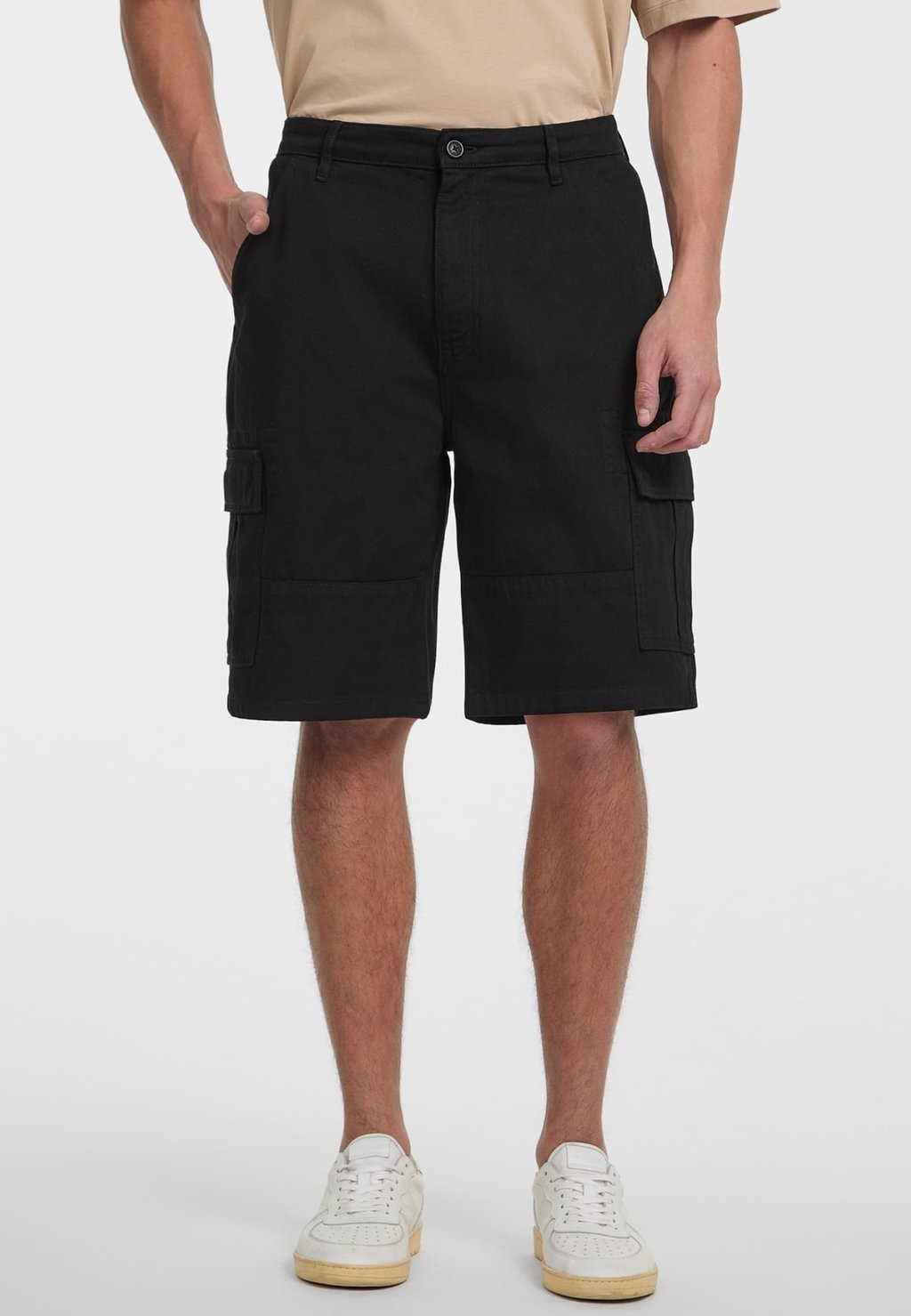 Шорты Guess Jeans, черный 
Шорты Guess Jeans, черный