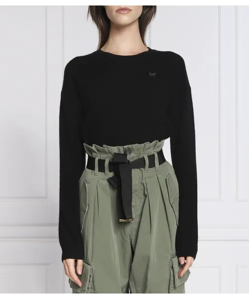 Кашемировый свитер Фрисби Regular fit Pinko, черный
Кашемировый свитер Фрисби Regular fit Pinko, черный