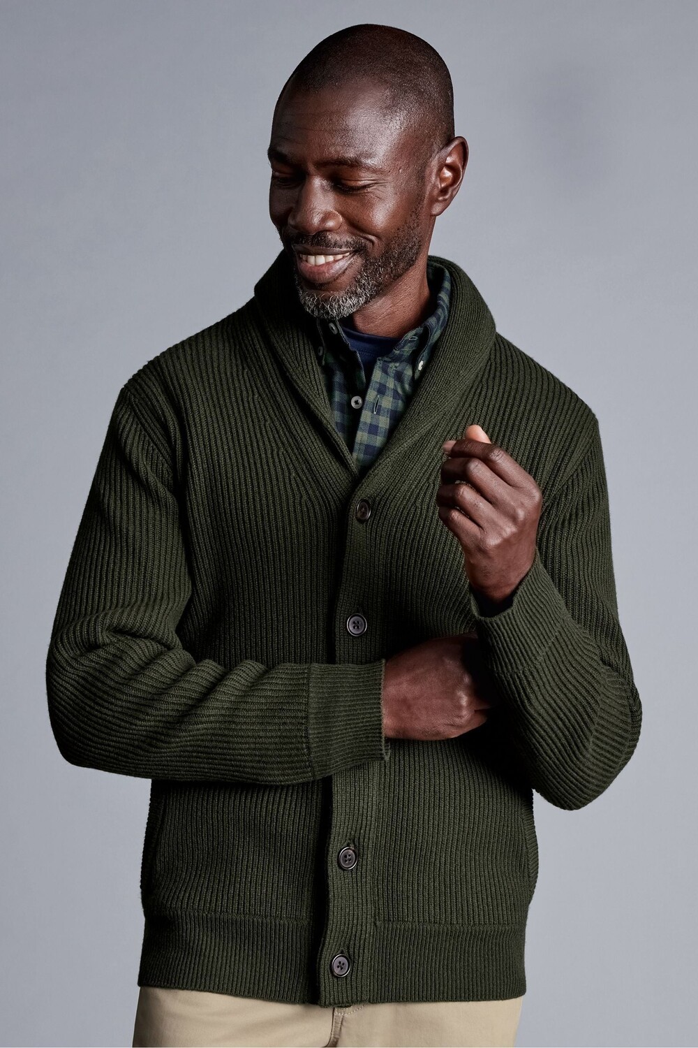 Плотный кардиган с большим воротником из шерсти мериноса Charles Tyrwhitt, зеленый
Плотный кардиган с большим воротником из шерсти мериноса Charles Tyrwhitt, зеленый