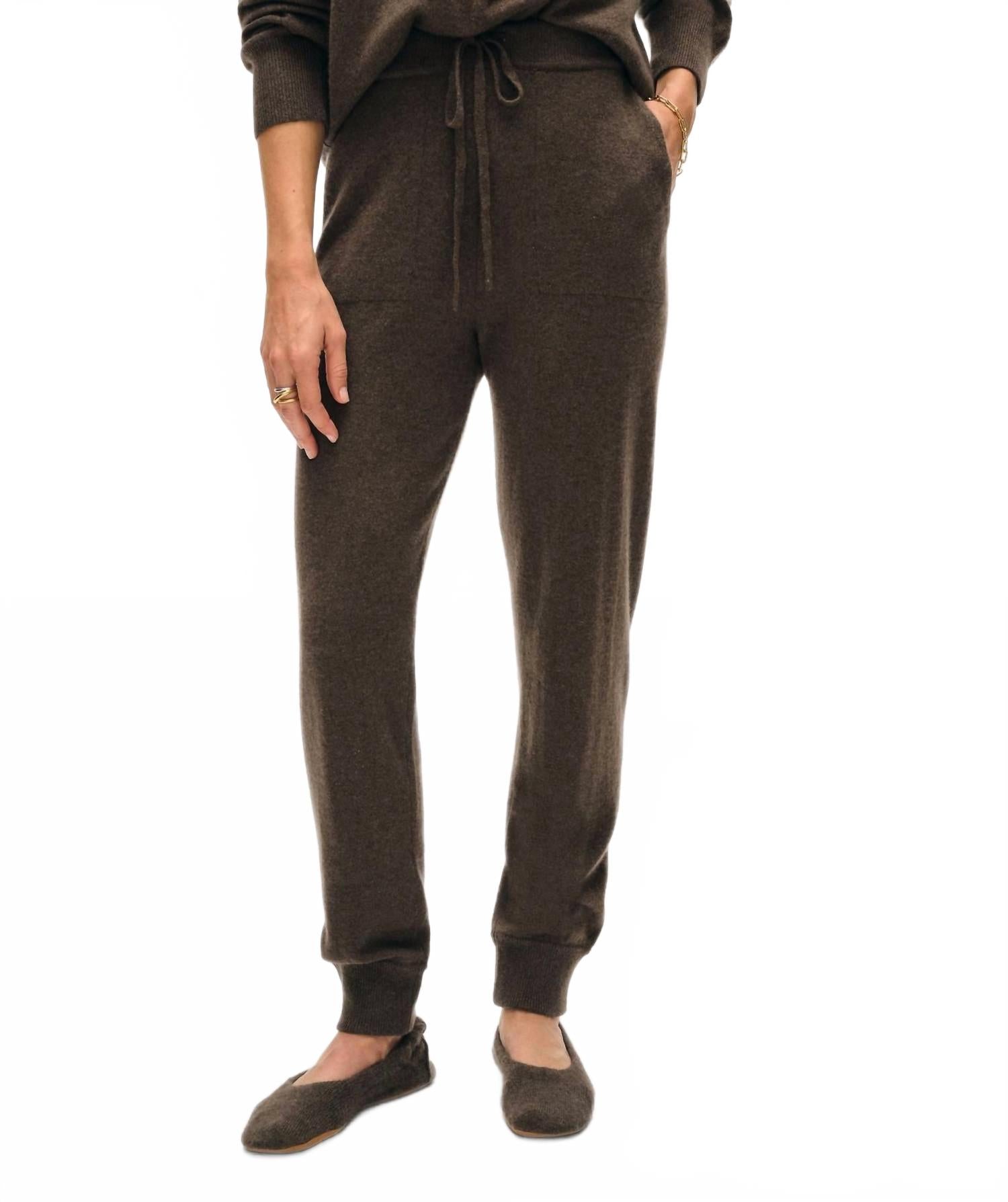 Женские кашемировые джоггеры Russet Brown White + Warren
Женские кашемировые джоггеры Russet Brown White + Warren