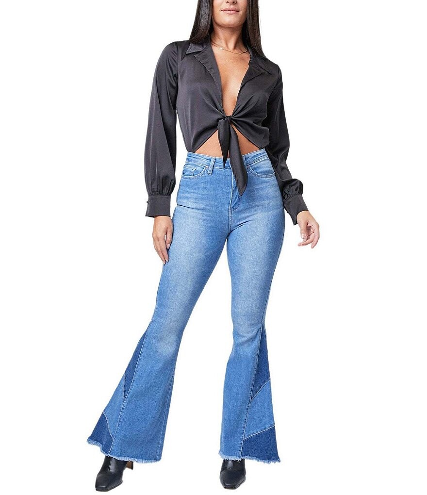 YMI Jeanswear Расклешенные джинсы с высокой посадкой и боковыми вставками, синий
YMI Jeanswear Расклешенные джинсы с высокой посадкой и боковыми вставками, синий
