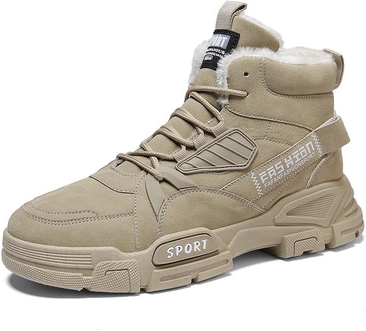 Мужские зимние ботинки с меховой подкладкой, утепленные, теплые, для походов и прогулок, модные тактические высокие шнурованные ботинки Hhhchpm, хаки
Мужские зимние ботинки с меховой подкладкой, утепленные, теплые, для походов и прогулок, модные тактические высокие шнурованные ботинки Hhhchpm, хаки