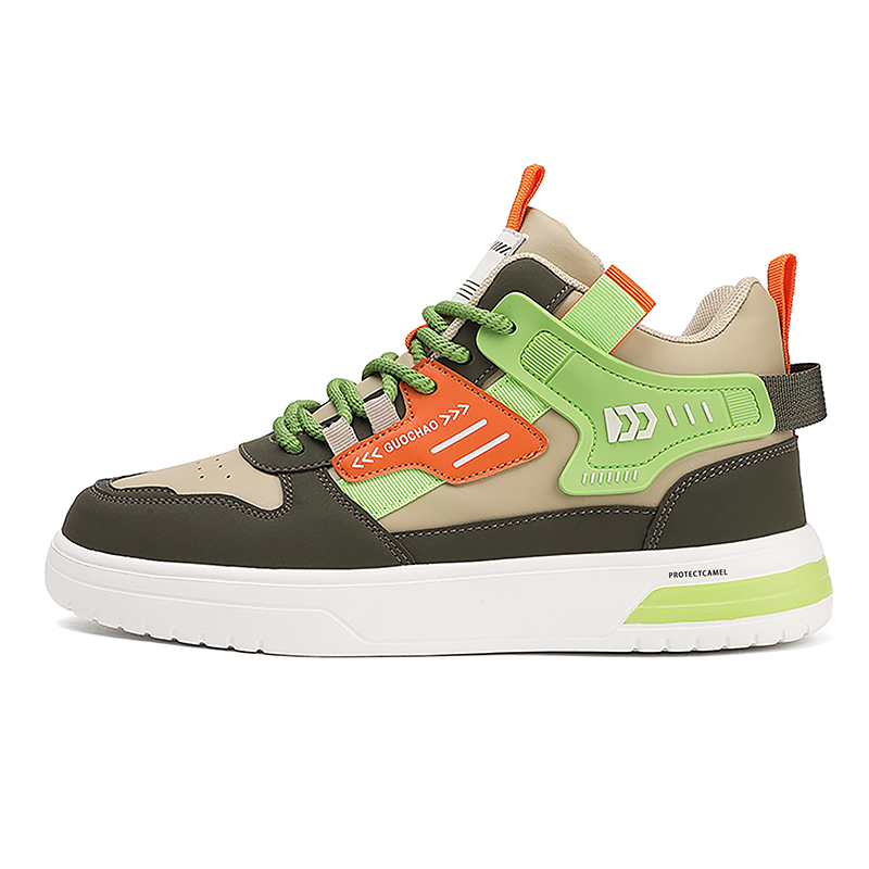 Низкие детские кроссовки для скейтбординга с амортизацией, износостойкостью и упругостью. Подростки. PROTECTCAMEL, бежевый/зеленый
Низкие детские кроссовки для скейтбординга с амортизацией, износостойкостью и упругостью. Подростки. PROTECTCAMEL, бежевый/зеленый