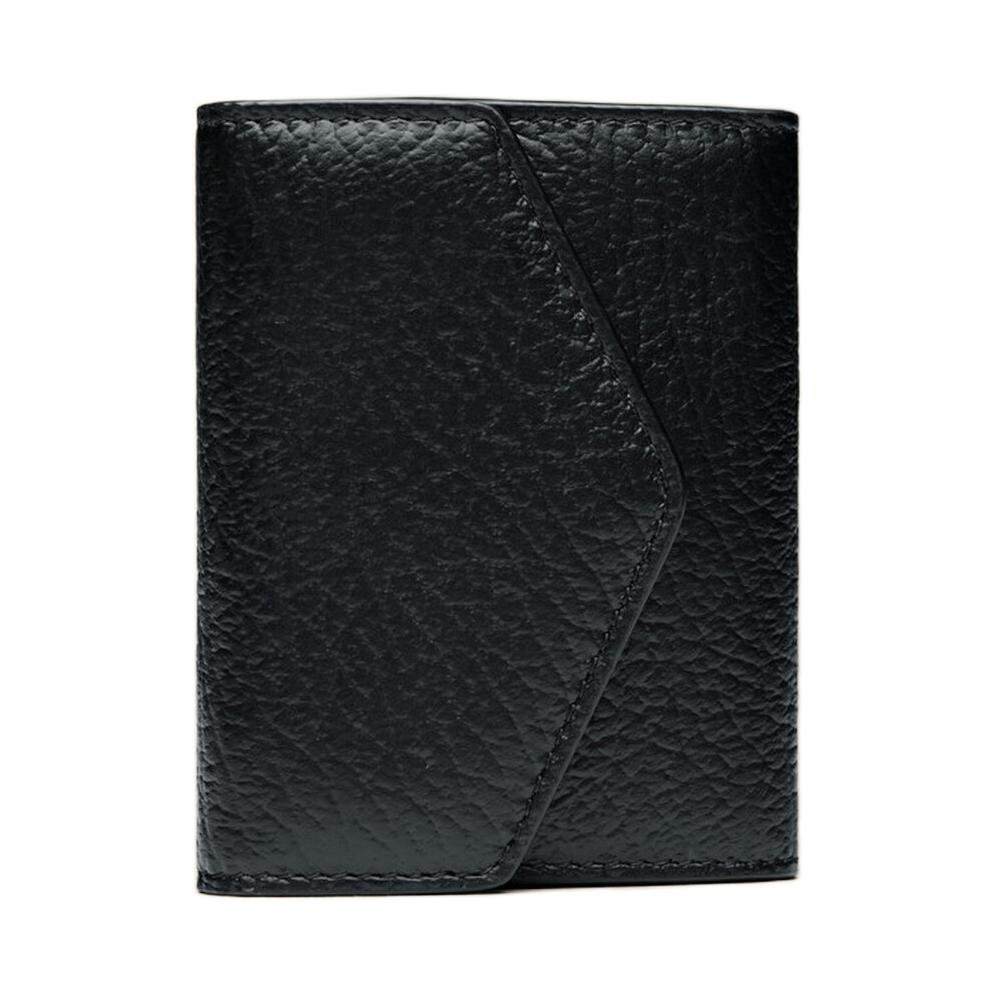 Maison Margiela Женский картхолдер из зерненой телячьей кожи черный 
Maison Margiela Женский картхолдер из зерненой телячьей кожи черный