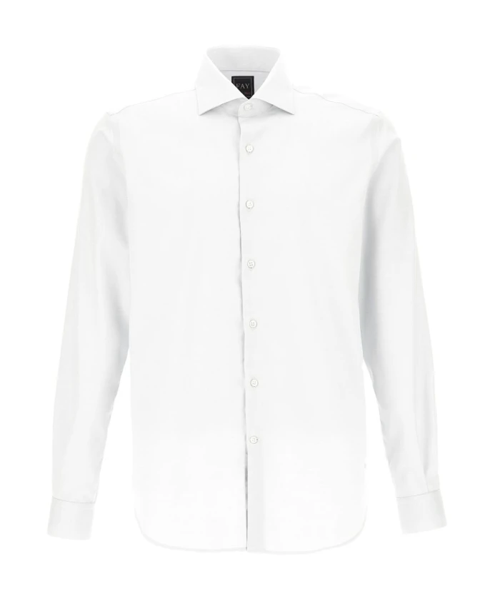 Белая рубашка с вышитым логотипом Fay, белый
Белая рубашка с вышитым логотипом Fay, белый