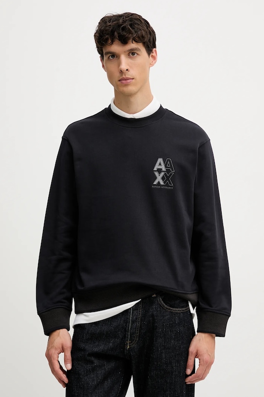 Хлопковая толстовка Armani Exchange, темно-синий
Хлопковая толстовка Armani Exchange, темно-синий