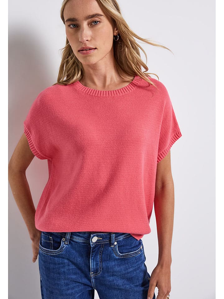 Розовый жилет-свитер Street One
Розовый жилет-свитер Street One