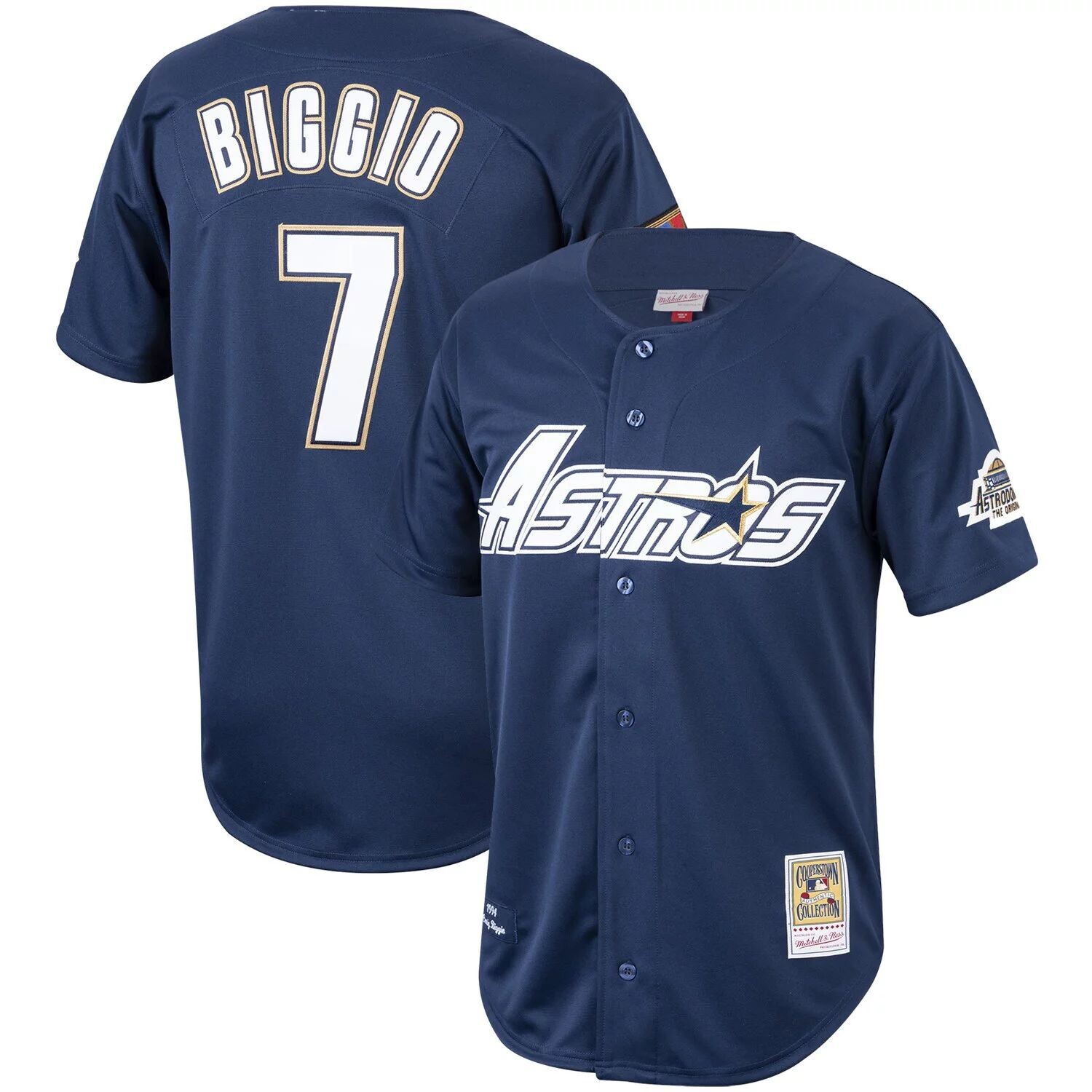 Мужское аутентичное джерси темно-синего цвета Mitchell & Ness Craig Biggio Houston Astros Cooperstown Collection 1994 года, Синий, Мужское аутентичное джерси темно-синего цвета Mitchell & Ness Craig Biggio Houston Astros Cooperstown Collection 1994 года
Мужское аутентичное джерси темно-синего цвета Mitchell & Ness Craig Biggio Houston Astros Cooperstown Collection 1994 года, Синий, Мужское аутентичное джерси темно-синего цвета Mitchell & Ness Craig Biggio Houston Astros Cooperstown Collection 1994 года