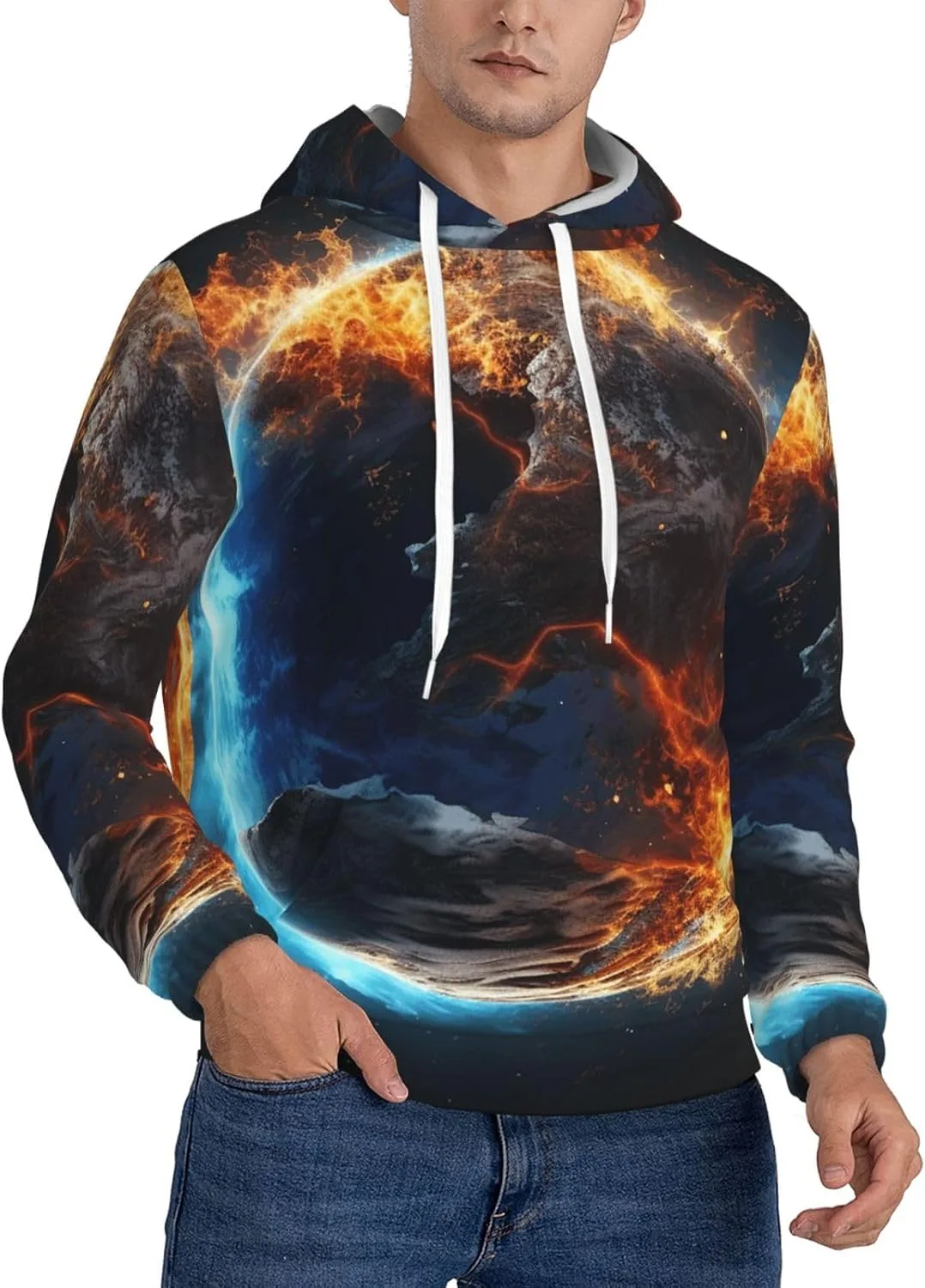 Мужской худи Planet Ice and Fire с карманом SDTYKHJ
Мужской худи Planet Ice and Fire с карманом SDTYKHJ