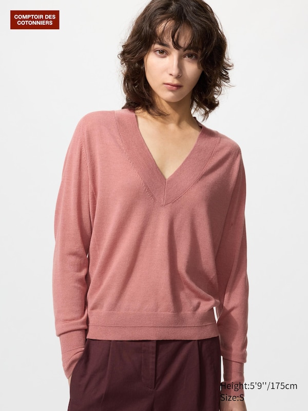 Джемпер из смеси мериноса и шелка Uniqlo, 12 pink
Джемпер из смеси мериноса и шелка Uniqlo, 12 pink