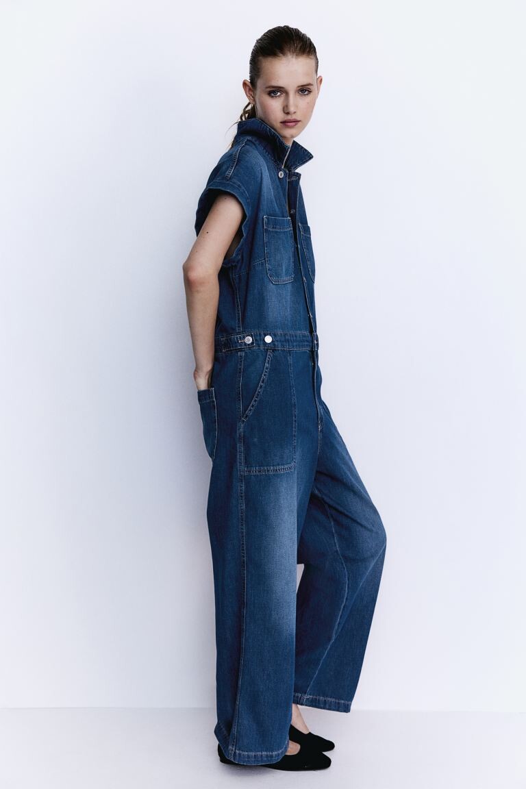 Джинсовый комбинезон H&M, синий
Джинсовый комбинезон H&M, синий