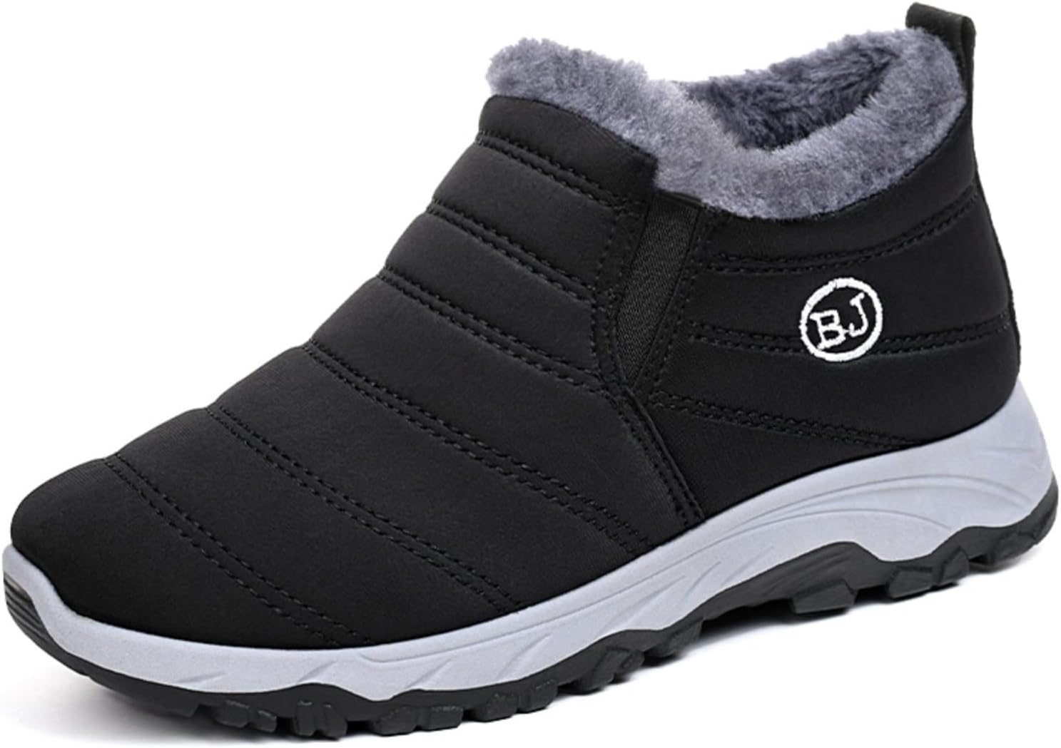 Мужские зимние теплые ботинки без шнуровки - ультра-уютная флисовая подкладка, комфорт на весь день, нескользящая устойчивая подошва, легкое надевание/снятие, идеально для холодной погоды, повседневных дел и прогулок Khwfjas, черный
Мужские зимние теплые ботинки без шнуровки - ультра-уютная флисовая подкладка, комфорт на весь день, нескользящая устойчивая подошва, легкое надевание/снятие, идеально для холодной погоды, повседневных дел и прогулок Khwfjas, черный