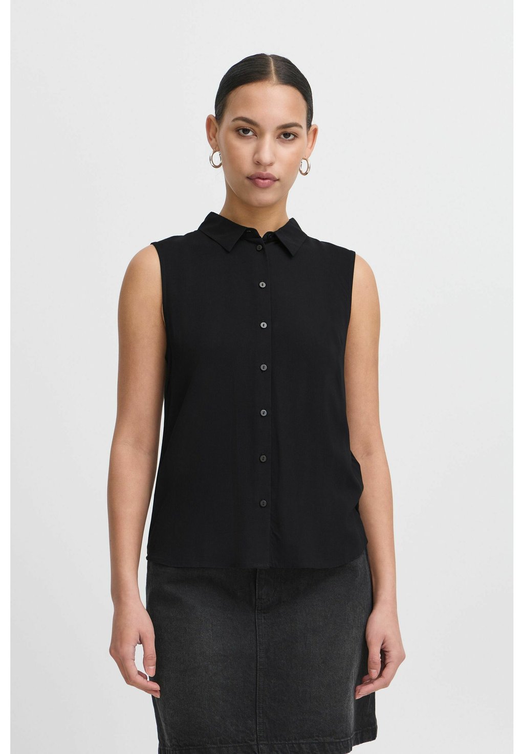 Блузка на пуговицах IHVERA - Top ICHI, черный
Блузка на пуговицах IHVERA - Top ICHI, черный