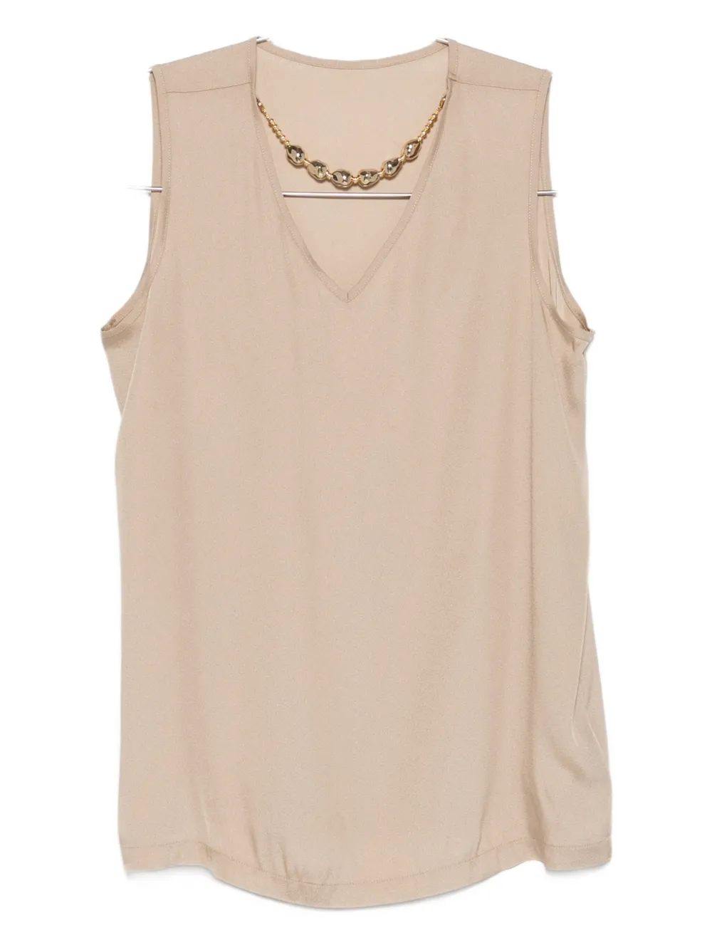 Топ с V-образным вырезом Fabiana Filippi, светло-коричневый
Топ с V-образным вырезом Fabiana Filippi, светло-коричневый