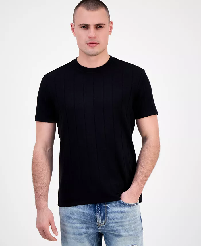 Мужская футболка Axel с коротким рукавом и круглым вырезом GUESS, черный 
Мужская футболка Axel с коротким рукавом и круглым вырезом GUESS, черный