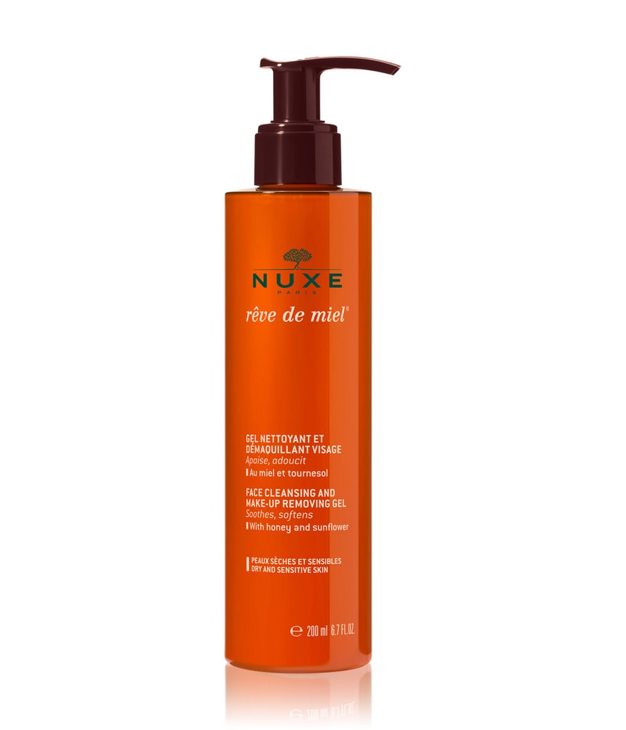 Очищающий гель NUXE Rêve de Miel Gel Nettoyant & Démaquillant Visage, 200 ml
Очищающий гель NUXE Rêve de Miel Gel Nettoyant & Démaquillant Visage, 200 ml
