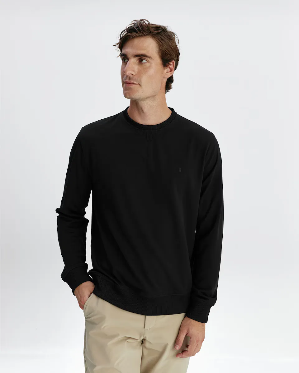 Мужская толстовка с круглым вырезом, не требующая глажки и устойчивая к пятнам Sepiia, черный
Мужская толстовка с круглым вырезом, не требующая глажки и устойчивая к пятнам Sepiia, черный