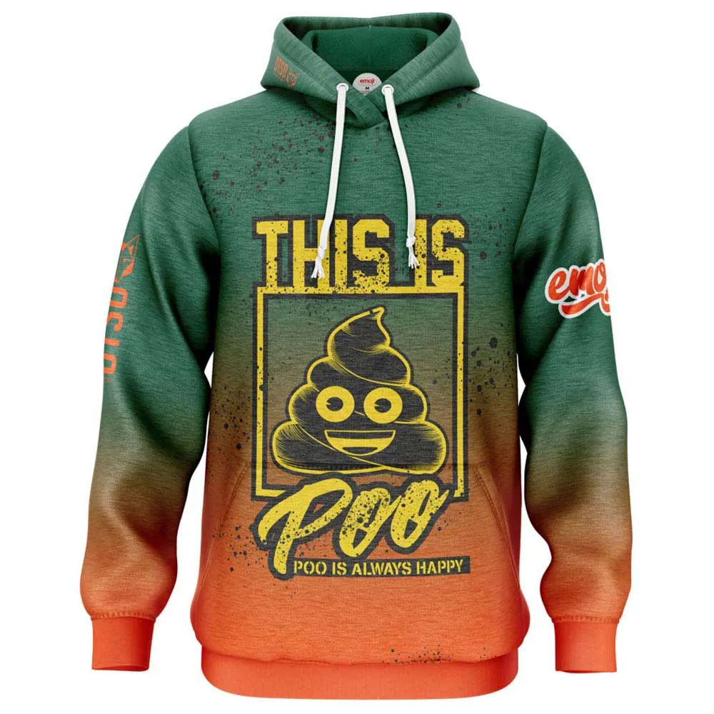Худи Otso Emoji Be Like Poo, зеленый
Худи Otso Emoji Be Like Poo, зеленый