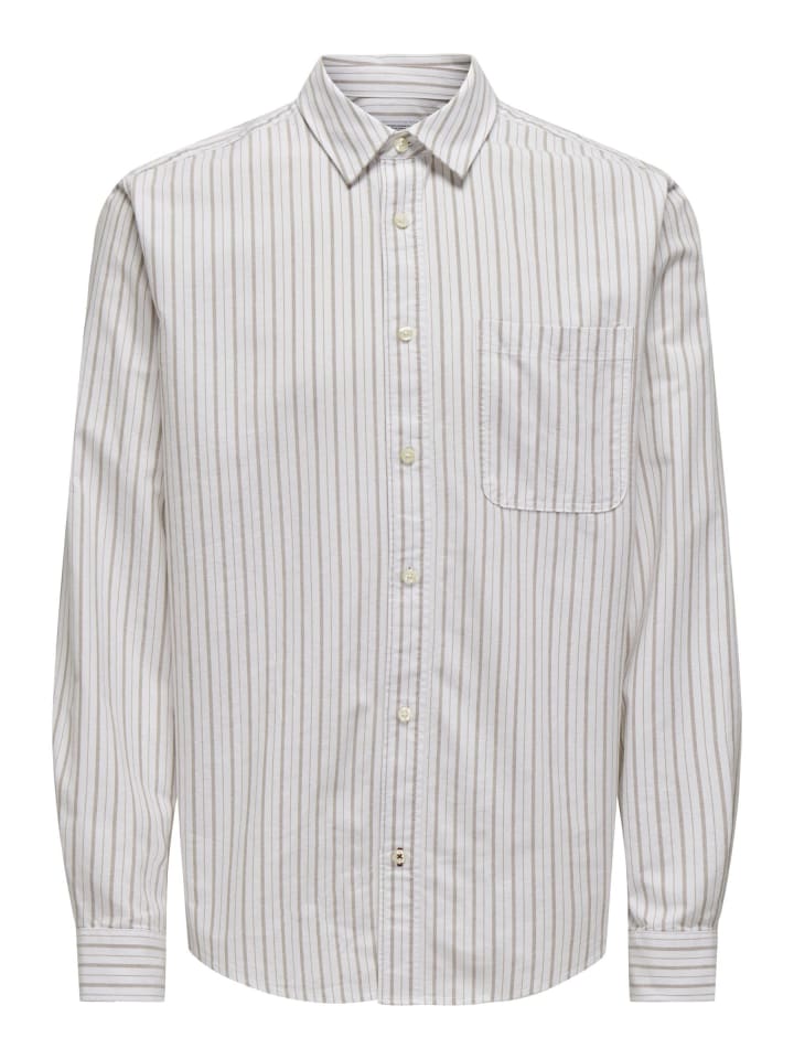 Рубашка ONLY & SONS, белый
Рубашка ONLY & SONS, белый