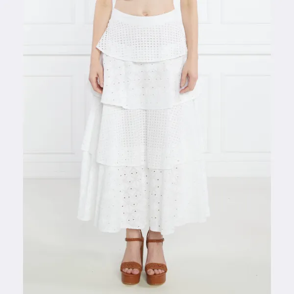 Закол длинная юбка Silvian Heach, белый
Закол длинная юбка Silvian Heach, белый