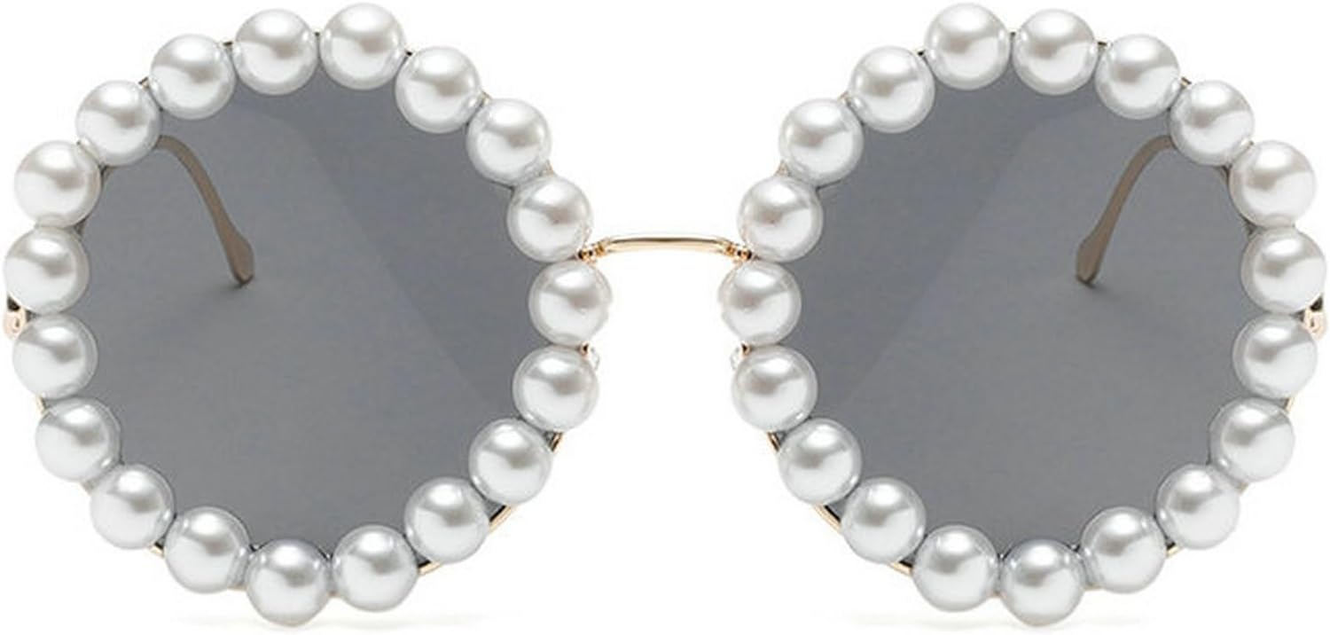 Женские солнцезащитные очки COTIA с круглыми очками и жемчужным блеском, модные, большого размера, ручной работы, элегантные, в стиле ретро, для вечеринок, модель W37, Black
Женские солнцезащитные очки COTIA с круглыми очками и жемчужным блеском, модные, большого размера, ручной работы, элегантные, в стиле ретро, для вечеринок, модель W37, Black