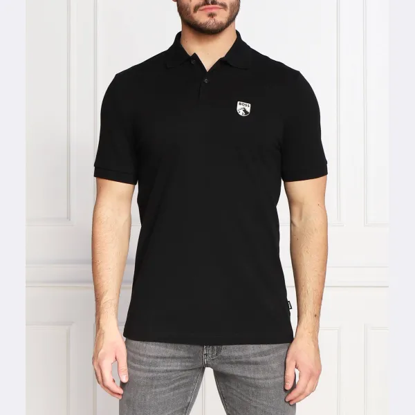 Рубашка-Поло Parlay стандартного кроя Boss, черный
Рубашка-Поло Parlay стандартного кроя Boss, черный