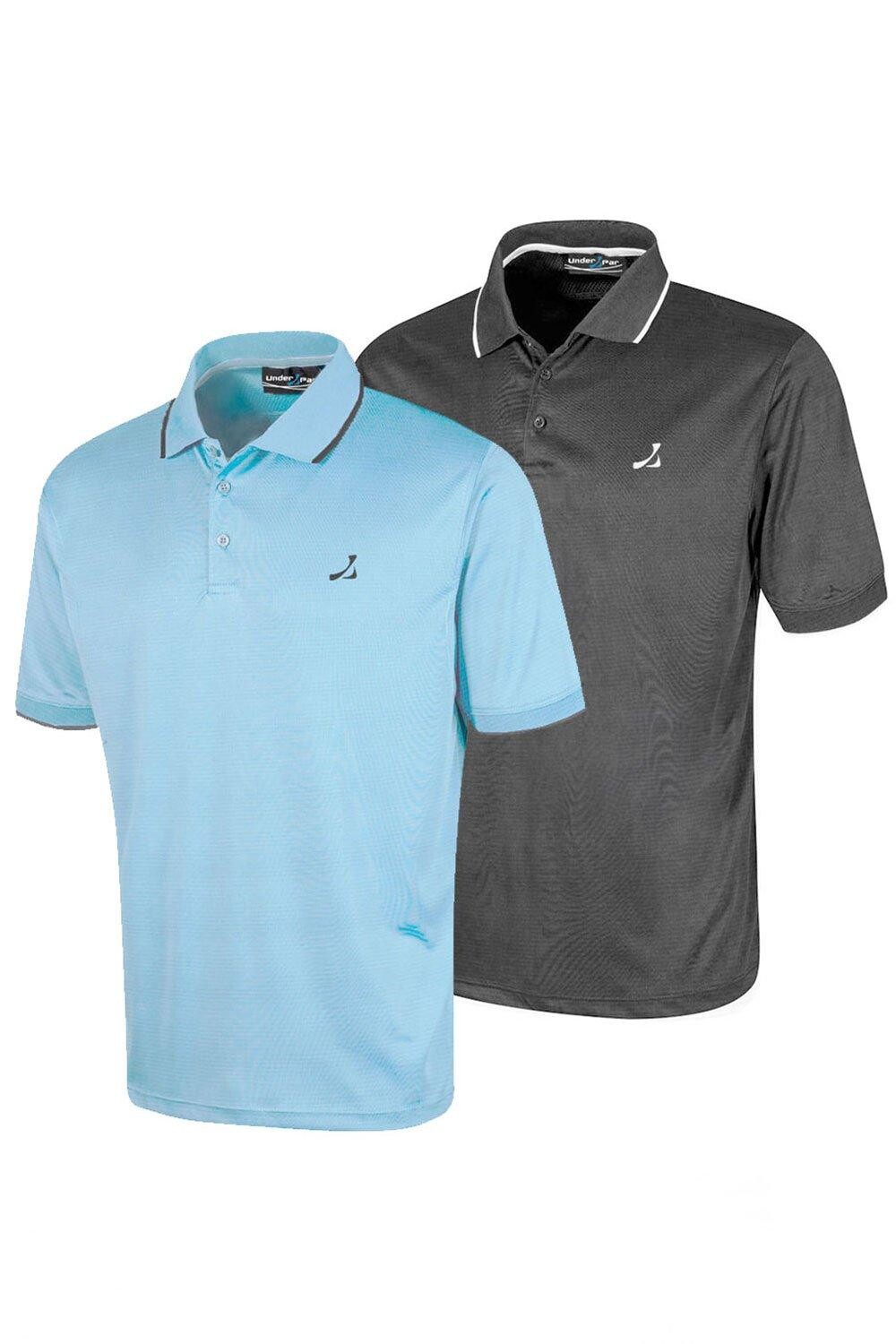 Двойная упаковка эластичных рубашек-поло для гольфа с защитой от ультрафиолета (2 шт.) Under Par, серый
Двойная упаковка эластичных рубашек-поло для гольфа с защитой от ультрафиолета (2 шт.) Under Par, серый