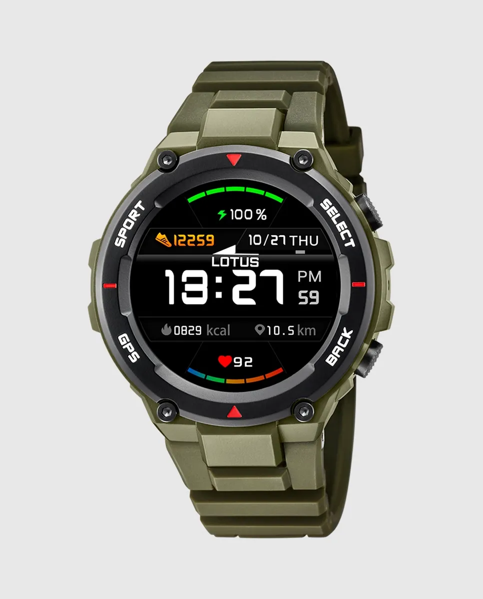 Мужские часы 50024/3 Смарт-часы зеленые резиновые LOTUS, зеленый
Мужские часы 50024/3 Смарт-часы зеленые резиновые LOTUS, зеленый