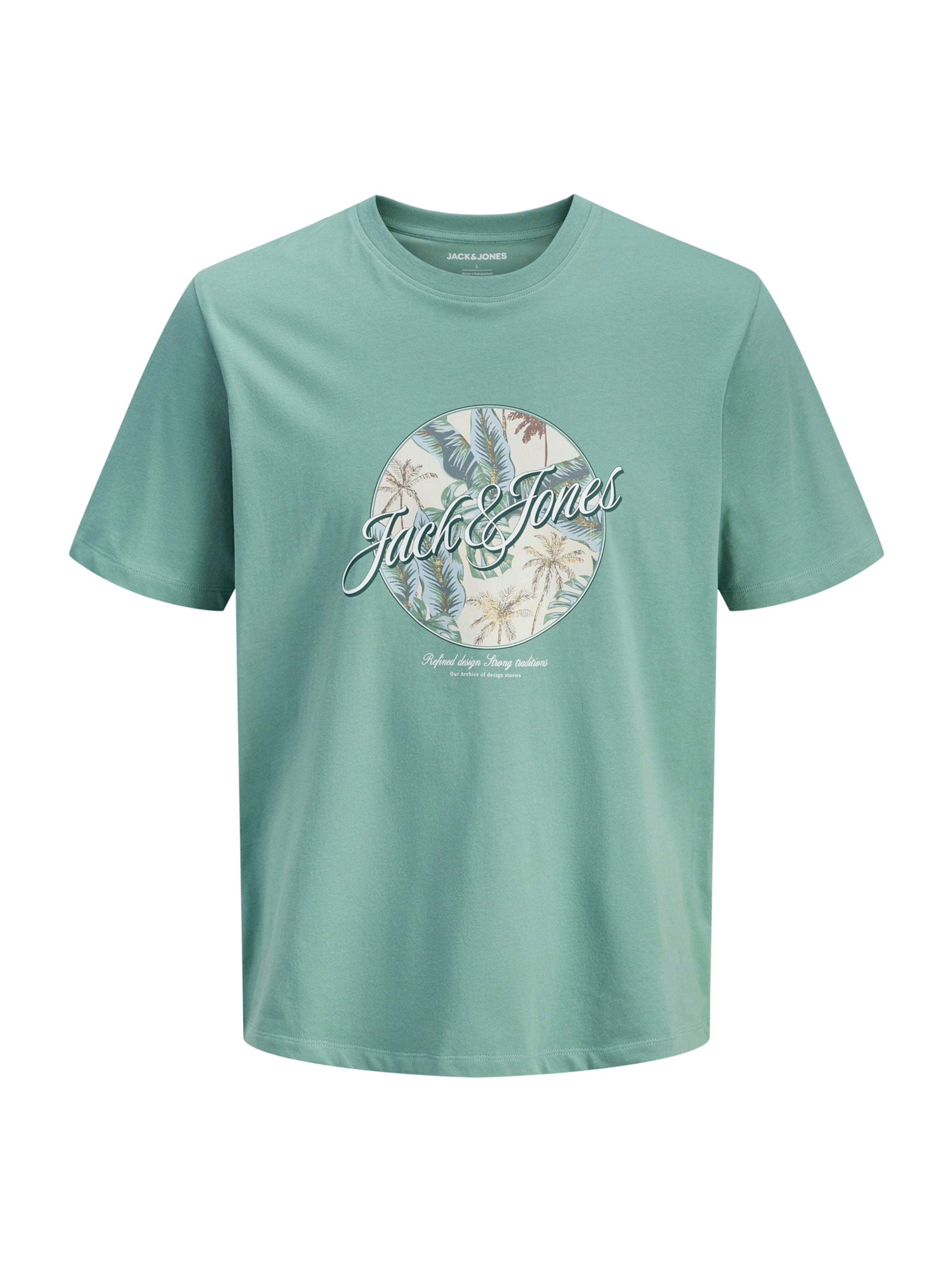 JACK & JONES Футболка 'JJHonolulu' в цветах Emerald, Mint, Fir
JACK & JONES Футболка 'JJHonolulu' в цветах Emerald, Mint, Fir