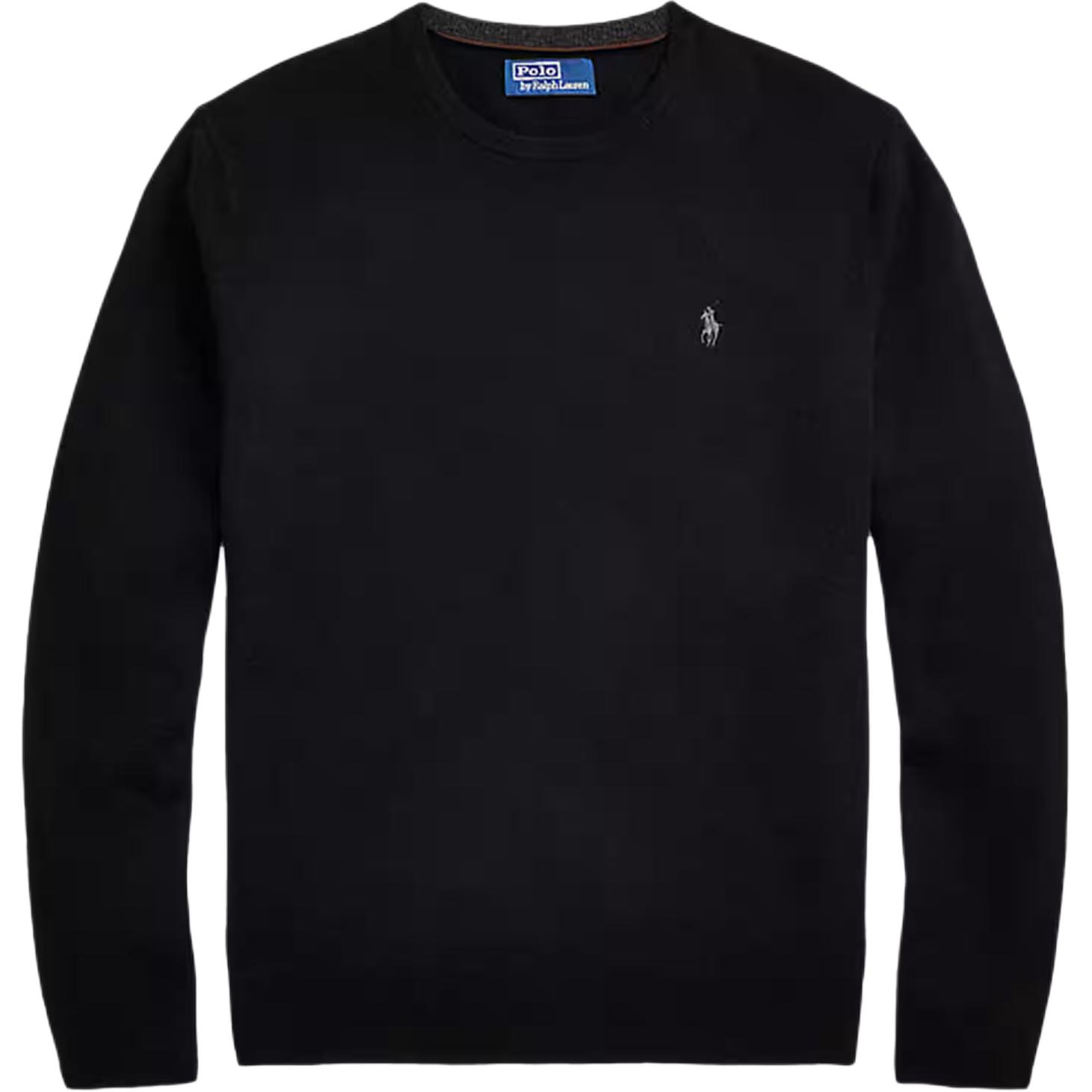 Свитер с вышитым логотипом Polo Ralph Lauren, черный
Свитер с вышитым логотипом Polo Ralph Lauren, черный