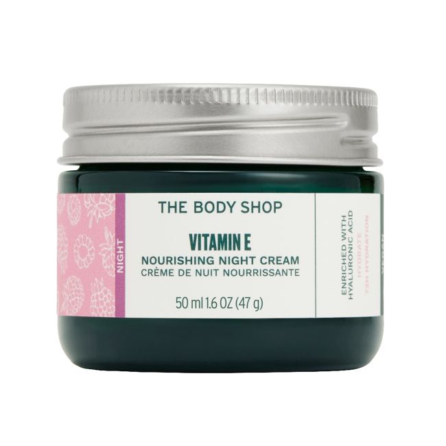 Питательный ночной крем для лица с витамином Е The Body Shop, 50 мл
Питательный ночной крем для лица с витамином Е The Body Shop, 50 мл