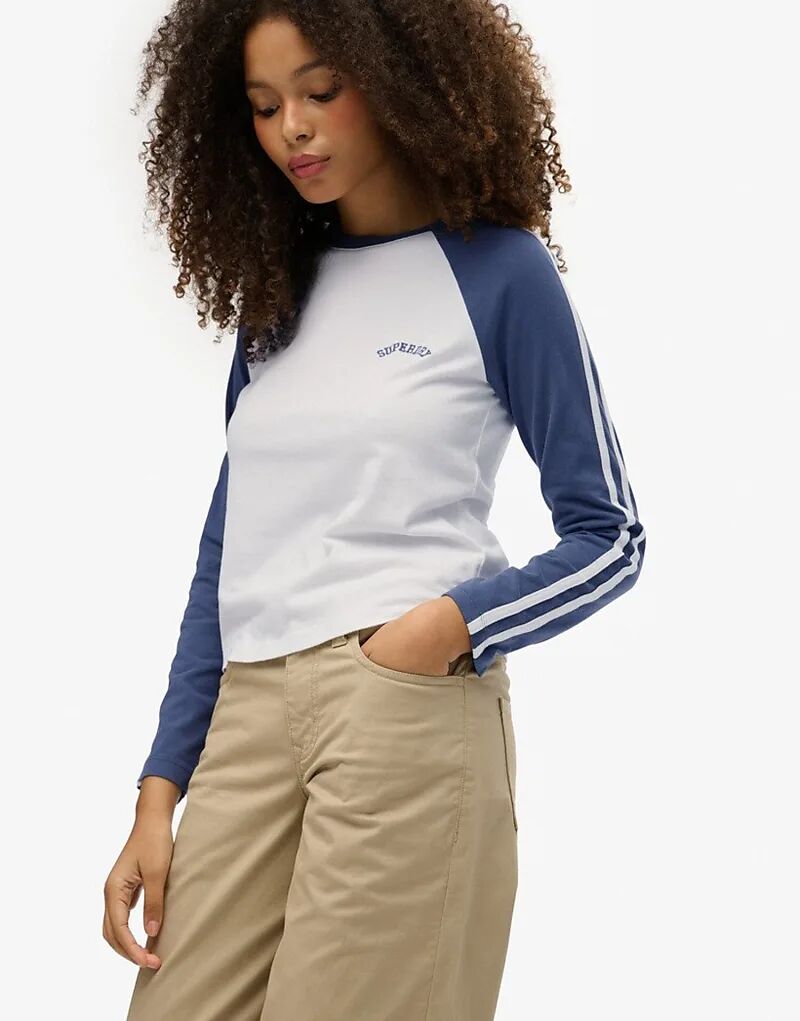 Длинный топ Superdry Essential в стиле ретро с логотипом в цвете «оптика/маринер»
Длинный топ Superdry Essential в стиле ретро с логотипом в цвете «оптика/маринер»