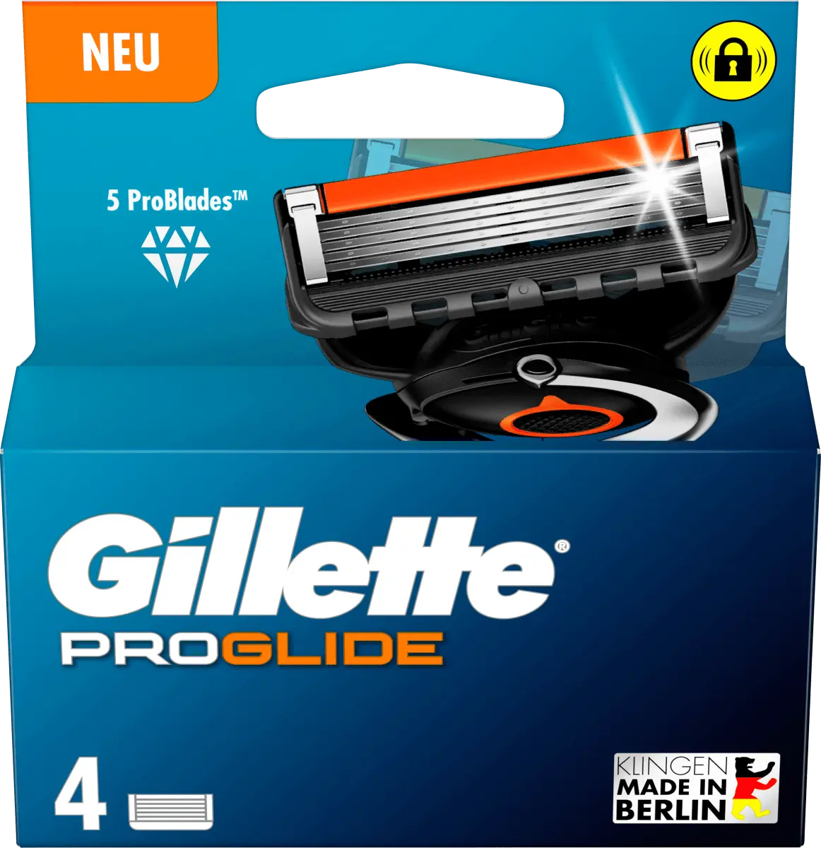 Лезвия для бритвы ProGlide 4 шт. Gillette
Лезвия для бритвы ProGlide 4 шт. Gillette