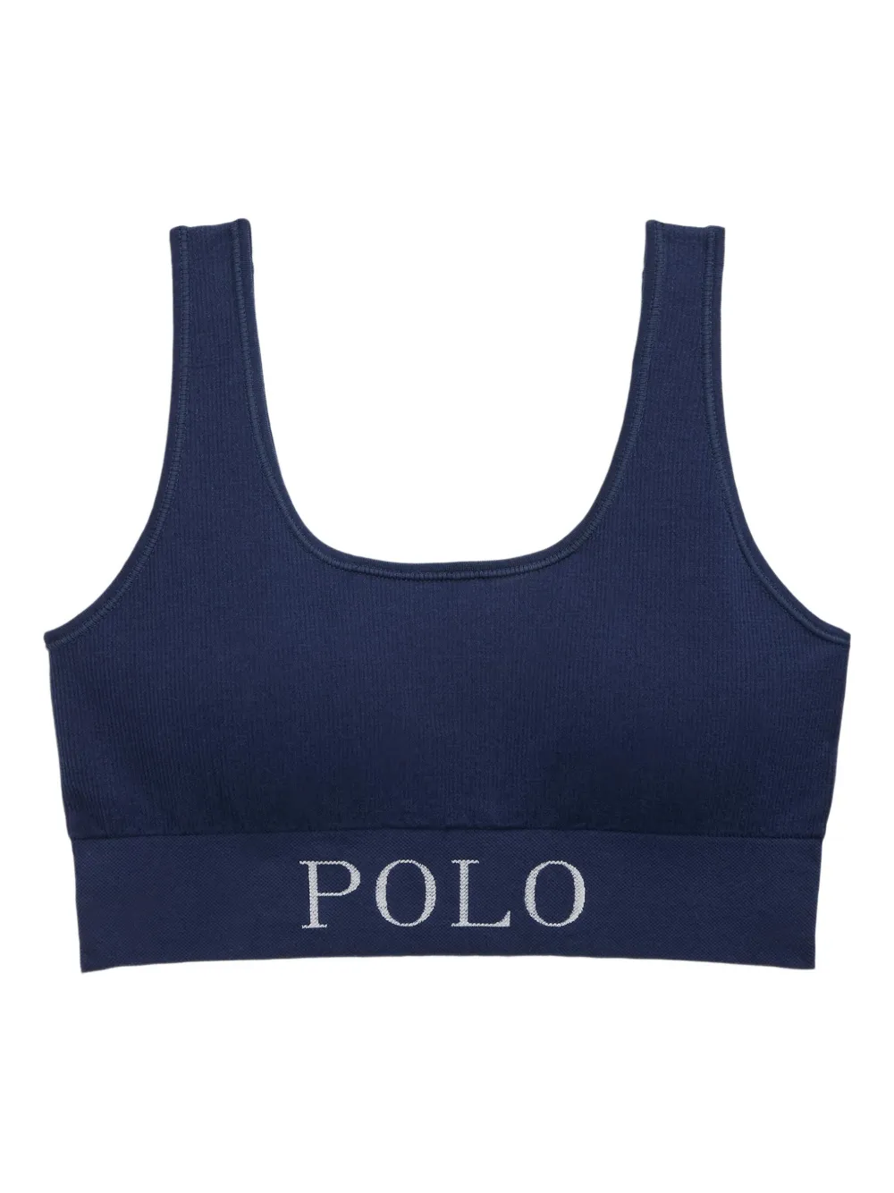 Бесшовный топ в рубчик Polo Ralph Lauren, синий
Бесшовный топ в рубчик Polo Ralph Lauren, синий