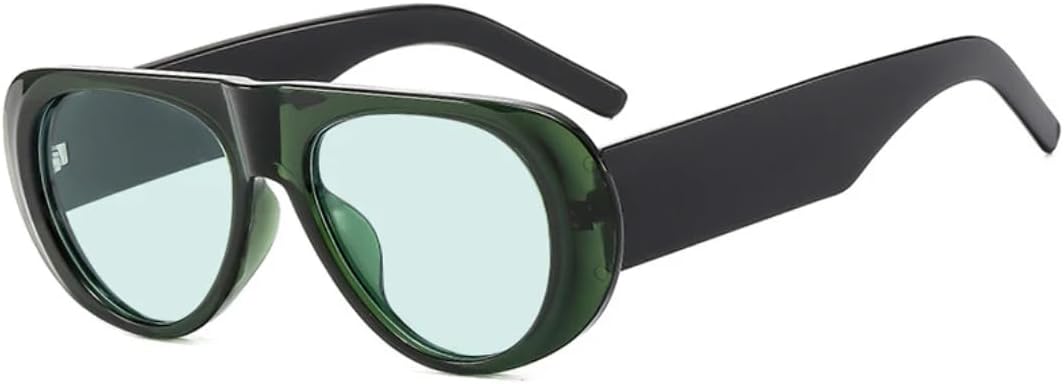 Солнцезащитные очки для мужчин и женщин - защита UV400 - сине-зеленые широкие дужки, цветные линзы, для занятий спортом на открытом воздухе и вождения DSVIGF, Green Black Green
Солнцезащитные очки для мужчин и женщин - защита UV400 - сине-зеленые широкие дужки, цветные линзы, для занятий спортом на открытом воздухе и вождения DSVIGF, Green Black Green