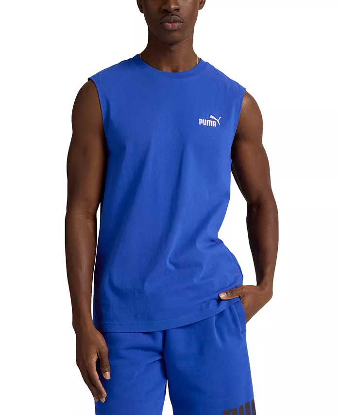 Мужская майка без рукавов с логотипом Puma, синий
Мужская майка без рукавов с логотипом Puma, синий
