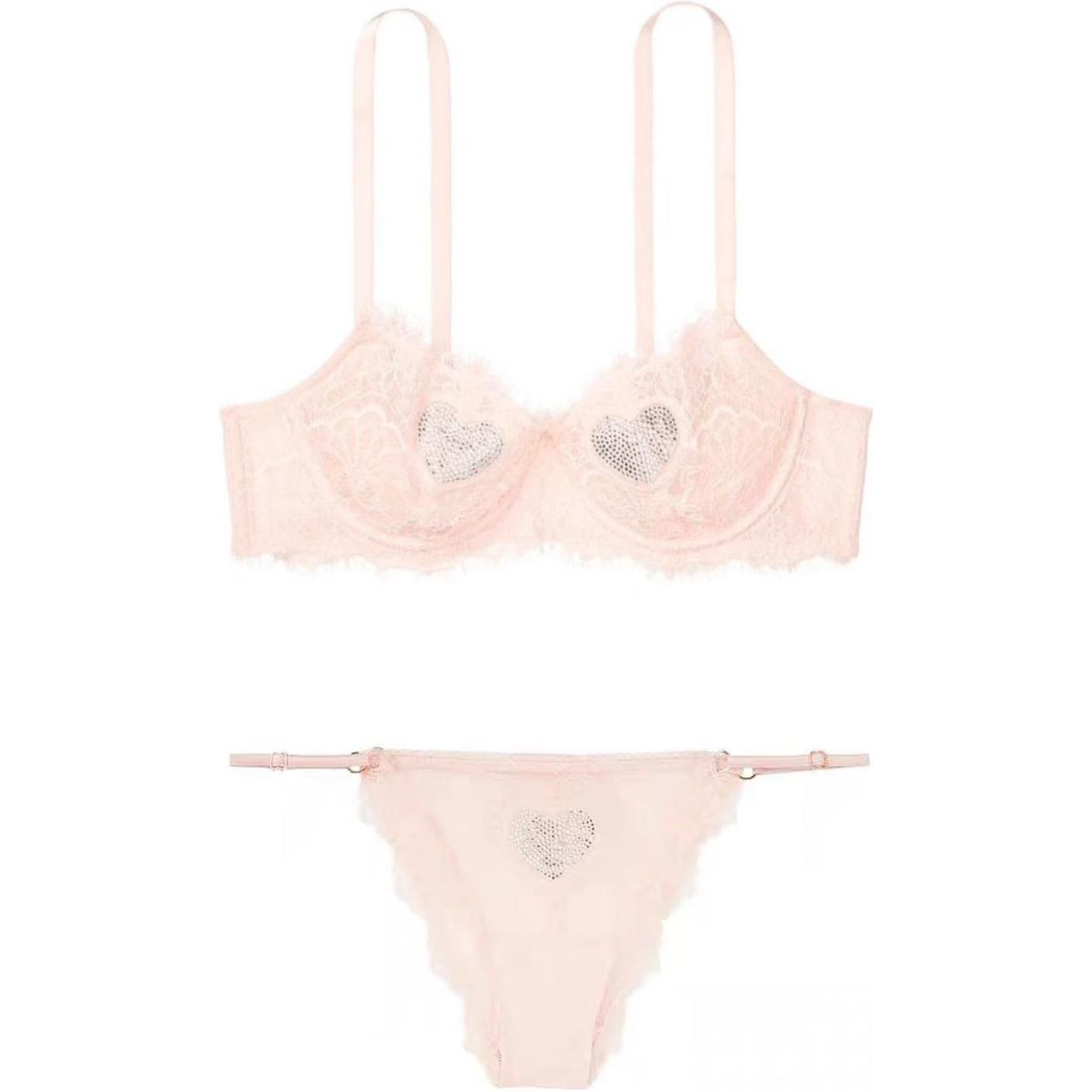 Victoria's Secret Женский комплект нижнего белья розовый
Victoria's Secret Женский комплект нижнего белья розовый