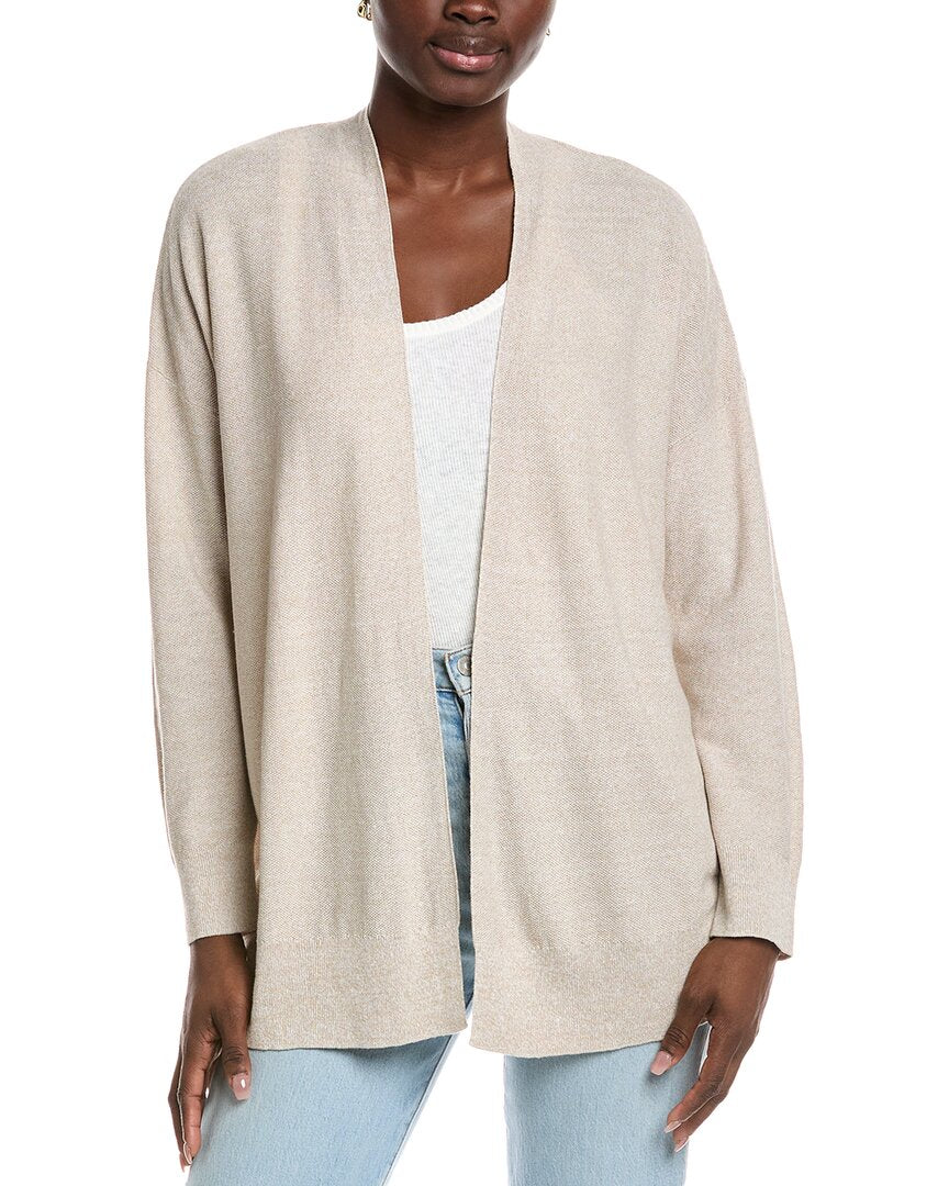 Кардиган EILEEN FISHER удлиненный из льна с добавками, Tan
Кардиган EILEEN FISHER удлиненный из льна с добавками, Tan