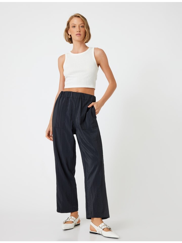 Тканевые брюки KOTON, черный
Тканевые брюки KOTON, черный